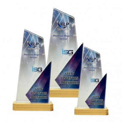 ถ้วยรางวัล คริสตัลสี รหัส 8352