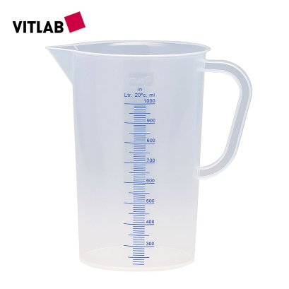 บีกเกอร์ PP มีด้าม 1000 มล. VITLAB