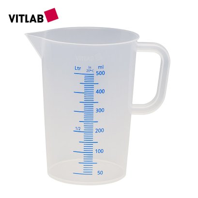 บีกเกอร์ PP มีด้าม 500 มล. VITLAB