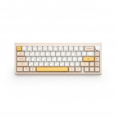 Loga YAKSA 65AL : Vanilla Caramel Biscuit Mechanical Keyboard (TH) คีย์บอร์ดเกมมิ่งไร้สาย