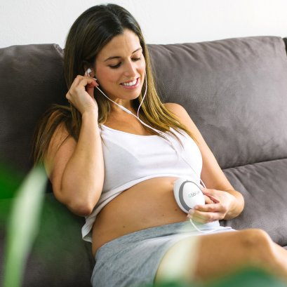 Bbluv เครื่องฟังการเต้นหัวใจทารกในครรภ์ Echö Wireless Fetal Doppler With Earphones