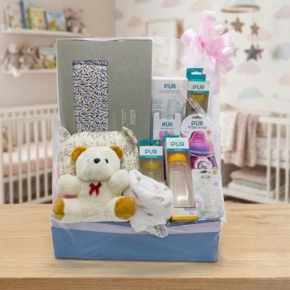 เซตของขวัญ สำหรับเด็กแรกเกิด "Welcome Baby (**จัดส่งเฉพาะใน กทม. ค่าจัดส่งคิดตามระยะทาง**)