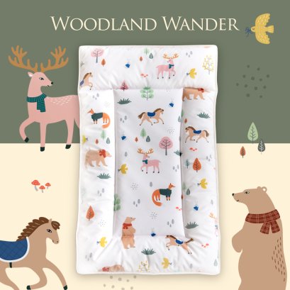 Minikind เบาะรองเปลี่ยนผ้าอ้อม Changing Mat - Woodland Wander