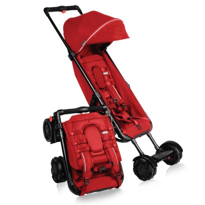 (ตัวโชว์) รถเข็นเด็ก สี Red แบรนด์ Omnio