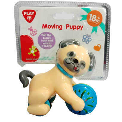 Playgotoys MOVING PUPPY น้องหมาถีบบอล ของเล่นเสริมพัฒนาการ