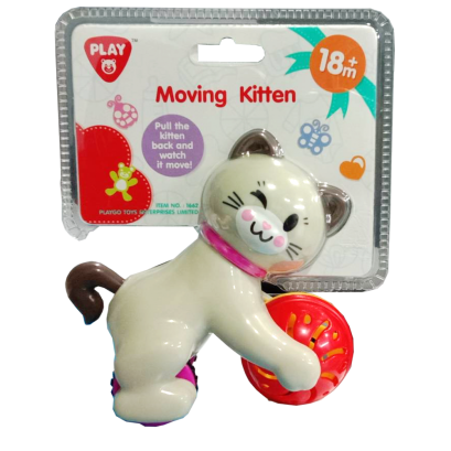 Playgotoys MOVING KITTEN แมวเหมียวถีบบอล ของเล่นเสริมพัฒนาการ