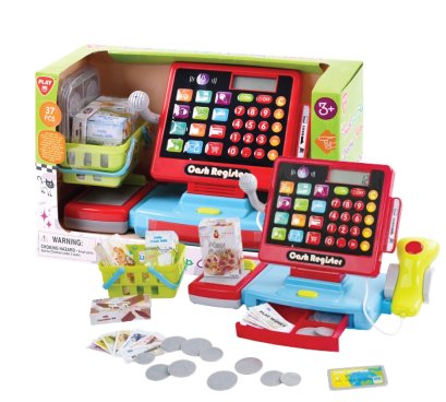 เครื่องแคชเชียร์จอดิจิตอล 2021 Touch and Shop Grocery Checkout B/O - 37 pcs  ของเล่นเสริมพัฒนาการ - Playgotoys