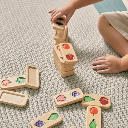 โดมิโนผักผลไม้ Fruit & Veggie Domino (Gradient) - PlanToys