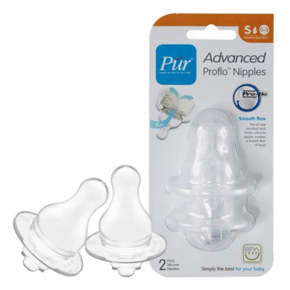 จุกนมสำหรับขวดนมคอมาตรฐาน Advance Proflo - Pur