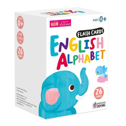 Flash Cards : English Alphabet (การ์ดแข็ง) - MISBook