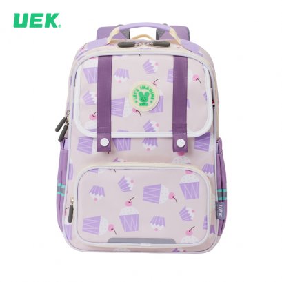 กระเป๋านักเรียน รุ่น Addict "คัพเค้ก" สีม่วง 15" (XL)