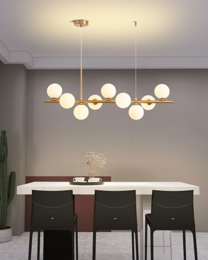 โคมไฟช่อ สไตล์ทรงยาว QT21-WH09