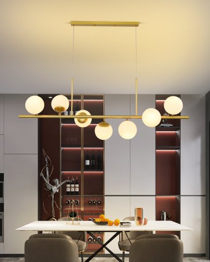 โคมไฟช่อ สไตล์ทรงยาว 1024-7