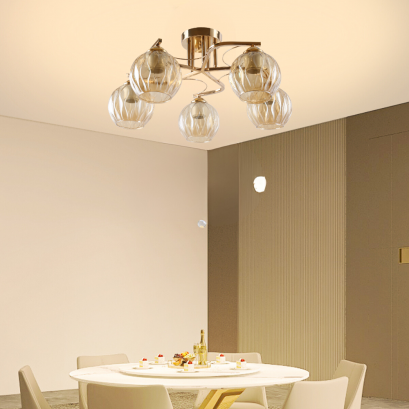 โคมไฟช่อ ทรงกลม 5 หัว รุ่น 19137-5FG