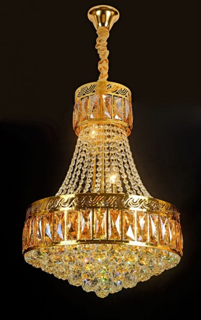 *ลดราคางานตำหนิเล็กน้อย*โคมระย้า คริสตัล 65092/600*H720