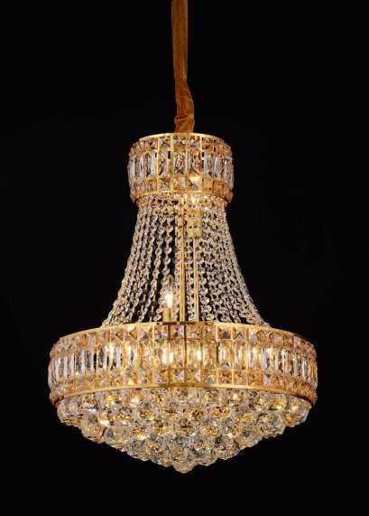 *ลดราคางานตำหนิเล็กน้อย*โคมระย้า คริสตัล 65101/600*H700