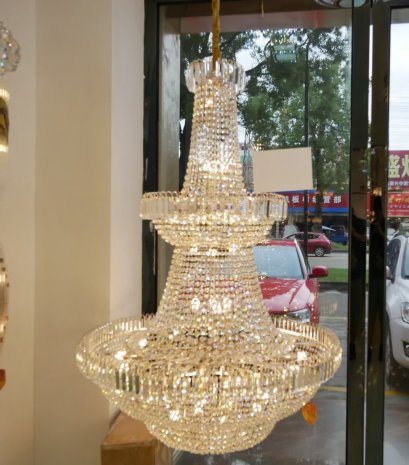 **พร้อมส่ง**โคมระย้า คริสตัล 2649-1000