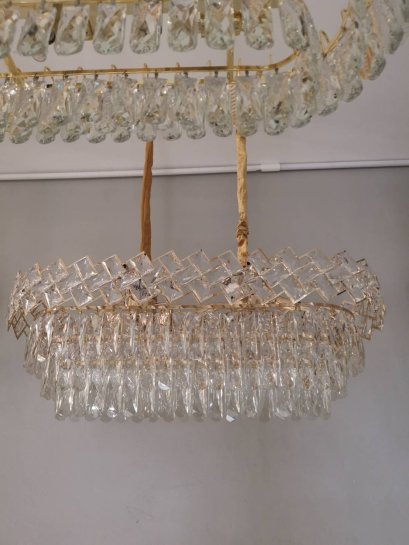 *ลดราคา สินค้ามีตำหนิ*โคมไฟคริสตัล   2001-830*330**เม็ดคริสตัลใส**