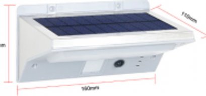 โคมผนังโซล่าเซลล์ 0609