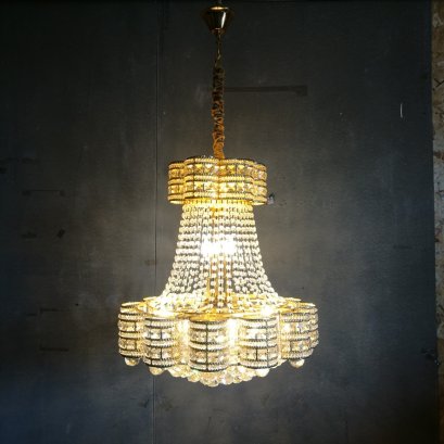 *ลดราคางานตำหนิเล็กน้อย*โคมระย้า คริสตัล 65008/600*H700