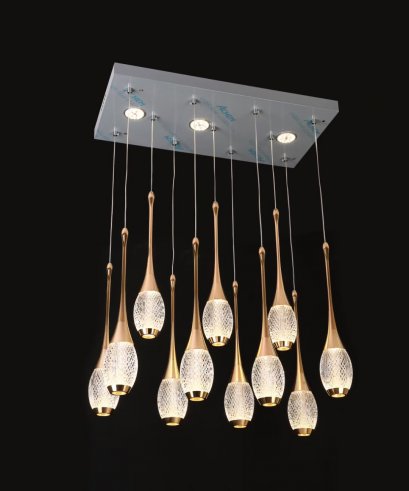 โคมไฟสลิง ทรงผืนผ้า 8810-8+3