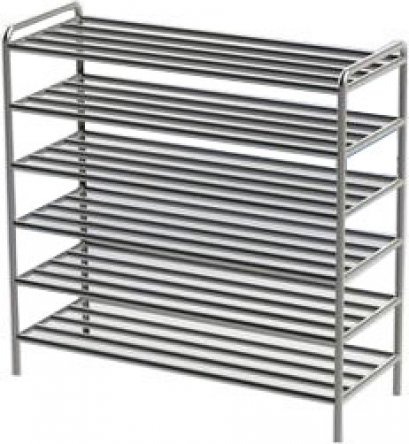 ชั้นวางร้องเท้าสแตนเลส 6 ชั้น