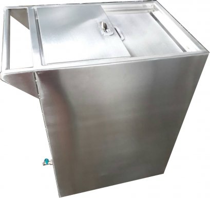 รถเข็นถังใส่น้ำแข็งสแตนเลส