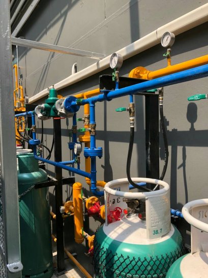 งานระบบแก๊ส ระบบเซฟตี้แก๊ส