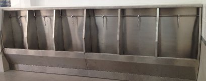 โถปัสสาวะสแตนเลส 6 ช่อง