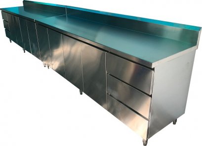 เคาน์เตอร์เตรียมกาแฟสแตนเลส