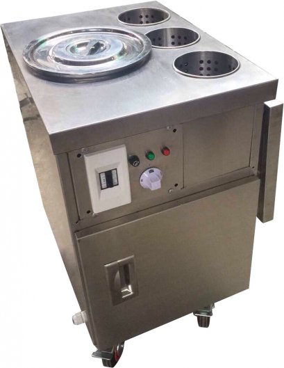 ตู้ลวกช้อนสแตนเลส 1 หลุมลวกใหญ่