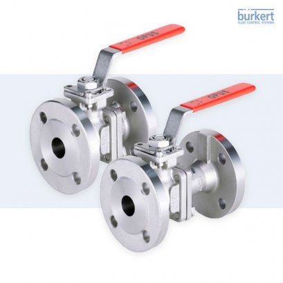 2/2 way Flanged Ball Valve in stainless steel, 2 pieces, DN15 - DN200