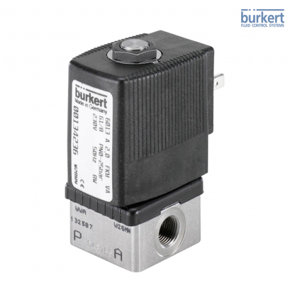 Burkert 2875 A 3,0 FKM VA G1/2 Magnetventil – 2/2-Wege Proportionalventil, 24V DC, 10bar
