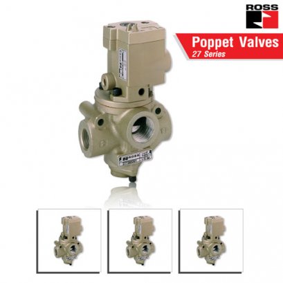 ROSS Controls® Poppet Valves with &amp; without Control Options– 27 Series