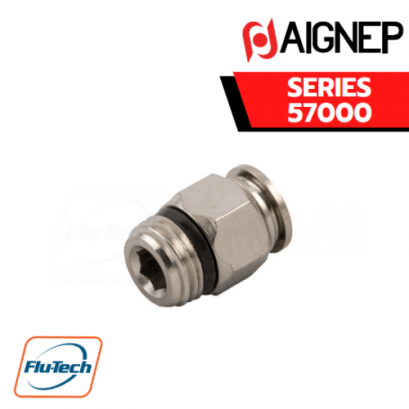 AIGNEP Series 57000 | STRAIGHT MALE ADAPTOR “UNIVERSAL SHORT” (ข้อต่อลม ข้อต่อตรง)