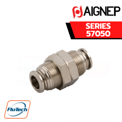 AIGNEP – SERIES 57050 BULKHEAD CONNECTOR (ข้อต่อตรงยึดตู้)