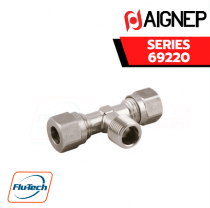 AIGNEP – SERIES 69220 | TEE MALE ADAPTOR – CENTRE LEG