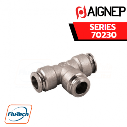AIGNEP – SERIES 70230 TEE CONNECTOR (ข้อต่อสามทาง ตัว T เสียบสาย )