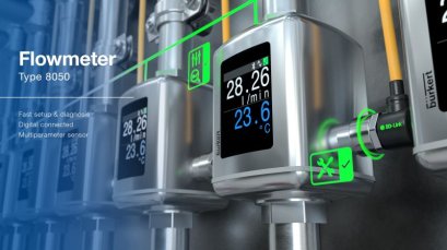 เครื่องวัดอัตราการไหลอัจฉริยะสุดกะทัดรัดจาก Burkert 