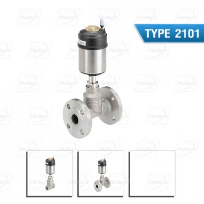 BURKERT TYPE 2101 - Pneumatically operated 2/2-way globe valve ELEMENT for decentralised automation