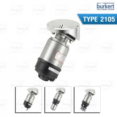 BURKERT TYPE 2105 - Pneumatically operated tank bottom valve ELEMENT for decentralized automation