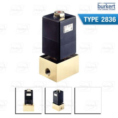 BURKERT TYPE 2836 - Direct-acting 2-way Solenoid Control Valve