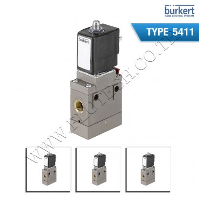Type 5411 - 3/2-way solenoid valve for pneumatic applications