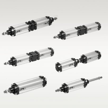 Cylinders according to standard - กระบอกสูบตามมาตรฐาน ISO 6431 - VDMA 24562