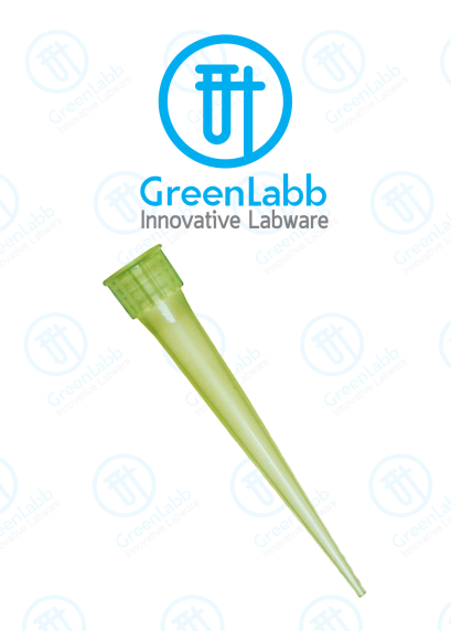 Universal Graduated Pipet Tip 1-200ul. Yellow