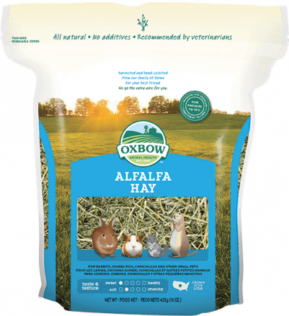 Oxbow หญ้าอัลฟาฟ่า Alfalfa Hay 15 ออนซ์ (425 กรัม)