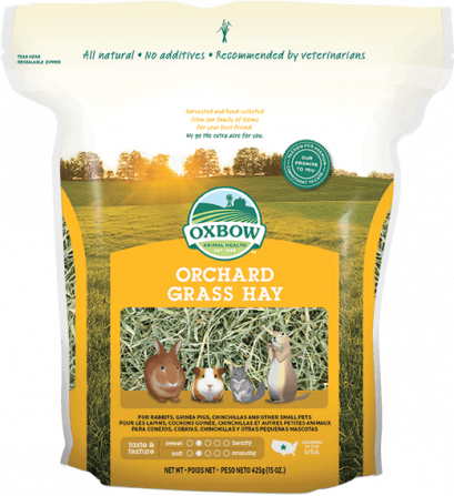 Oxbow หญ้าออร์ชาร์ด Orchard Grass Hay 15 ออนซ์ (425 กรัม)