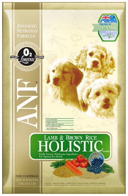 อาหารสุนัข ANF Lamb & Rice Holistic ขนาด 3 กิโลกรัม
