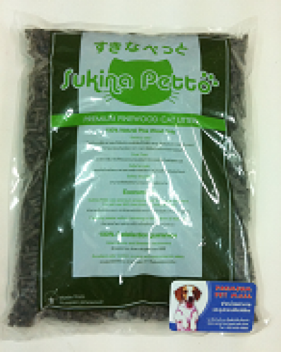 ทรายแมว Sukina Petto Pinewood Carbon ขนาด 5 ลิตร
