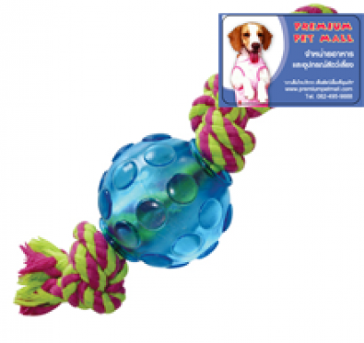 ของเล่นสุนัข Pet Stages Mini Ball with Rope